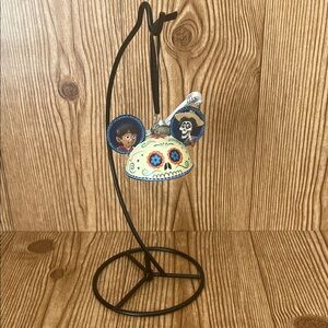 NWOT Disney Pixar Coco Dia De Los Muertes Ear Hat Holiday Hanging Ornament